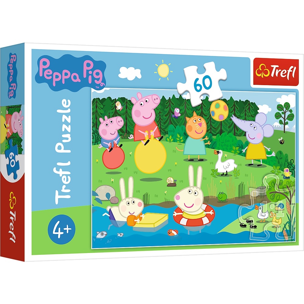 Puzzle - 60 - Wakacyjna zabawa - Peppa Pig 17326