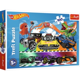 Puzzle - 100 - Pędzące samochody - Hot Wheels 1646