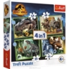 Puzzle - 4w1 - Groźne dinozaury 34607