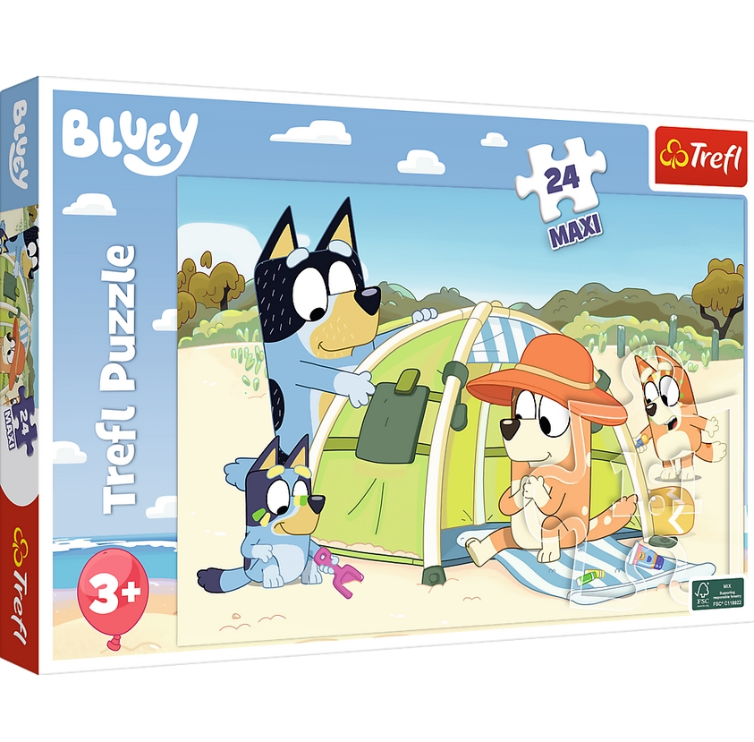 Puzzle - 24 Maxi - Wspaniały dzień Bluey 14357