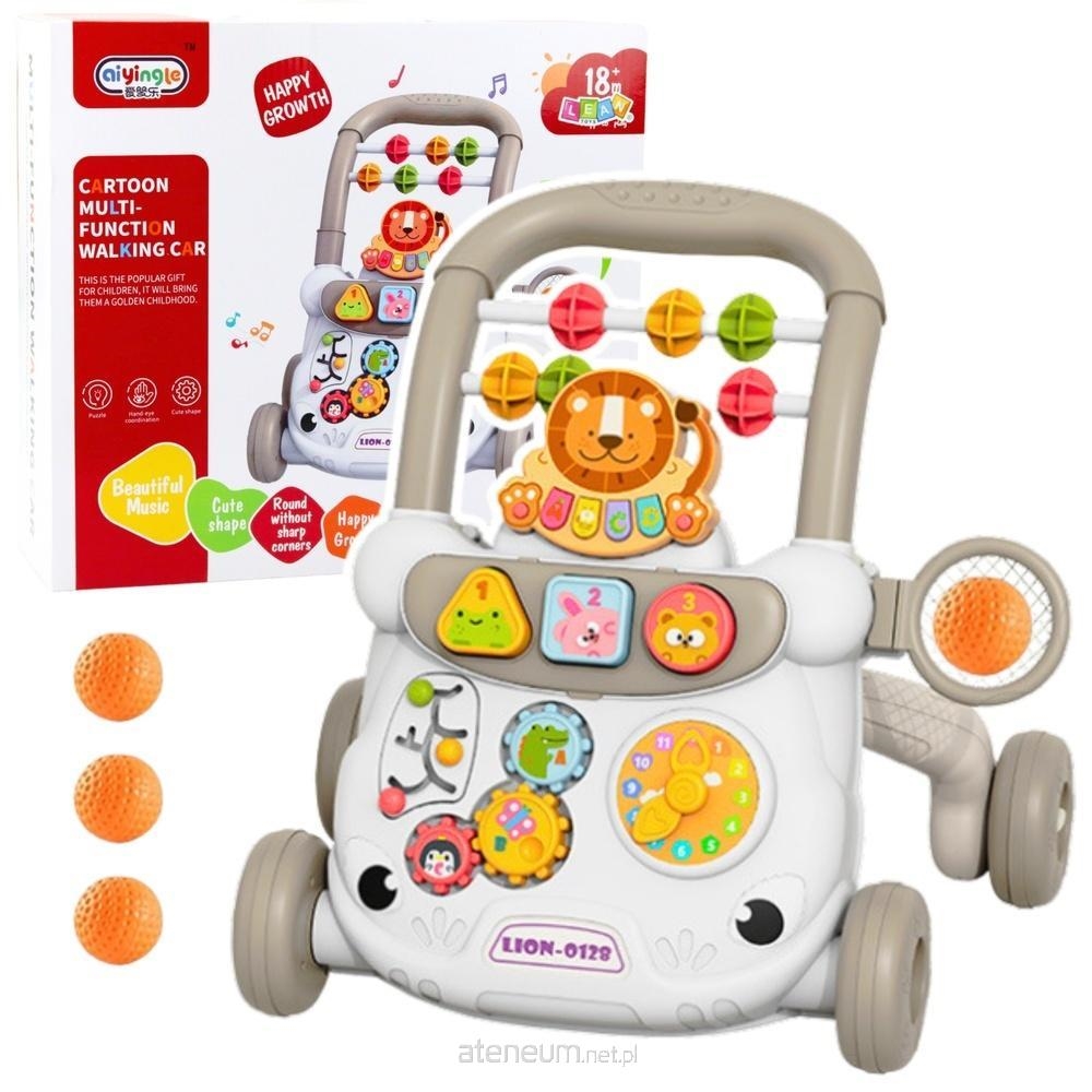 Chodzik Edukacyjny Interaktywny Pchacz Klocki Zega