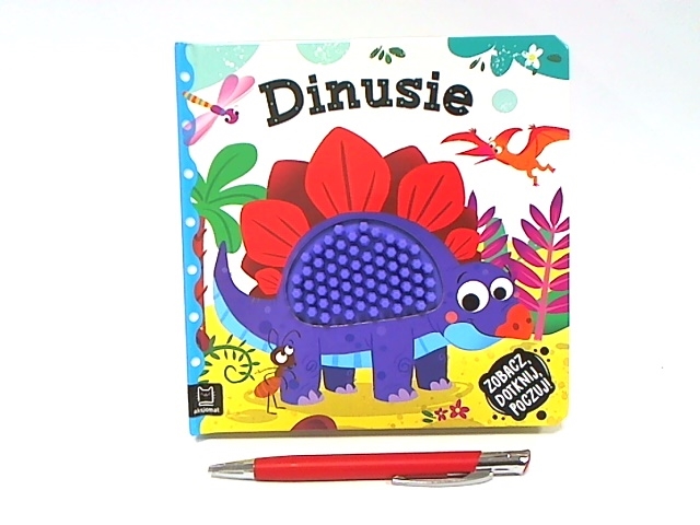 ZOBACZ DOTKNIJ POCZUJ . DINUSIE. KSIĄŻECZKA SENSOR