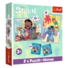 PUZZLE 2w1+memos Wesoły dzień Lilo_Stitch 93585