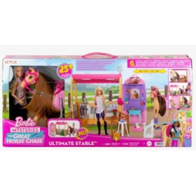 Barbie lalka + konik + stajnia HXJ44 /2