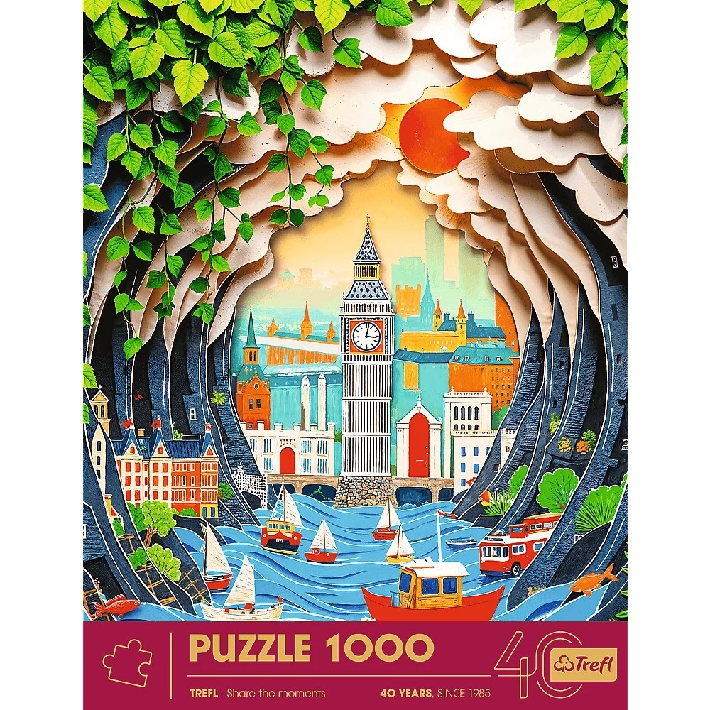 Puzzle 1000 Paper Art: Londyn 40043