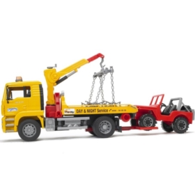 BRUDER MAN TGA pomoc drogowa z Jeepem