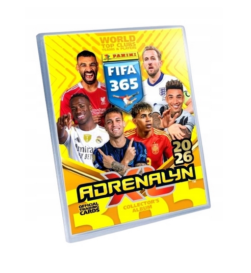 Album kolekcjonera Fifa 365 Adrenalyn XL 2026