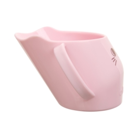 A0696 KUBEK POCHYŁY DO NAUKI PICIA RÓŻOWY