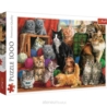 Puzzle 1000 el. Kocie Spotkanie Trefl 10555