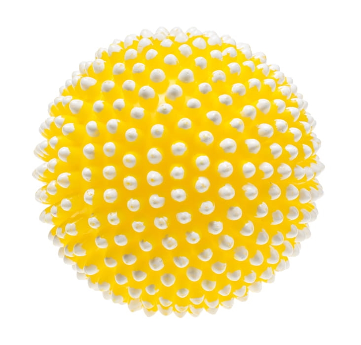 Piłka z kolcami piszcząca 9,5cm 215 72152