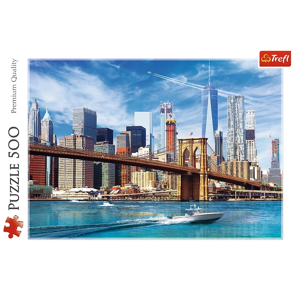 Puzzle 500 el. Widok na Nowy Jork Trefl 37331