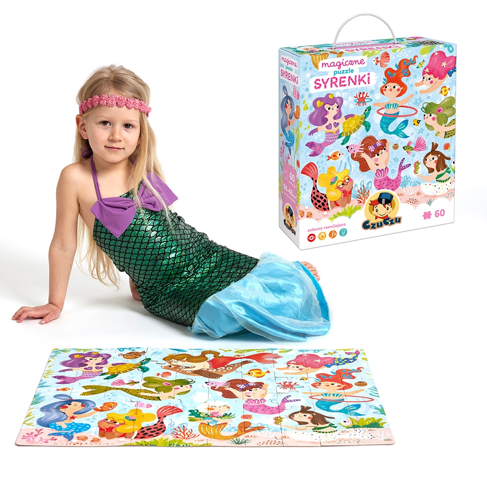 CZUCZU MAGICZNE PUZZLE SYRENKI