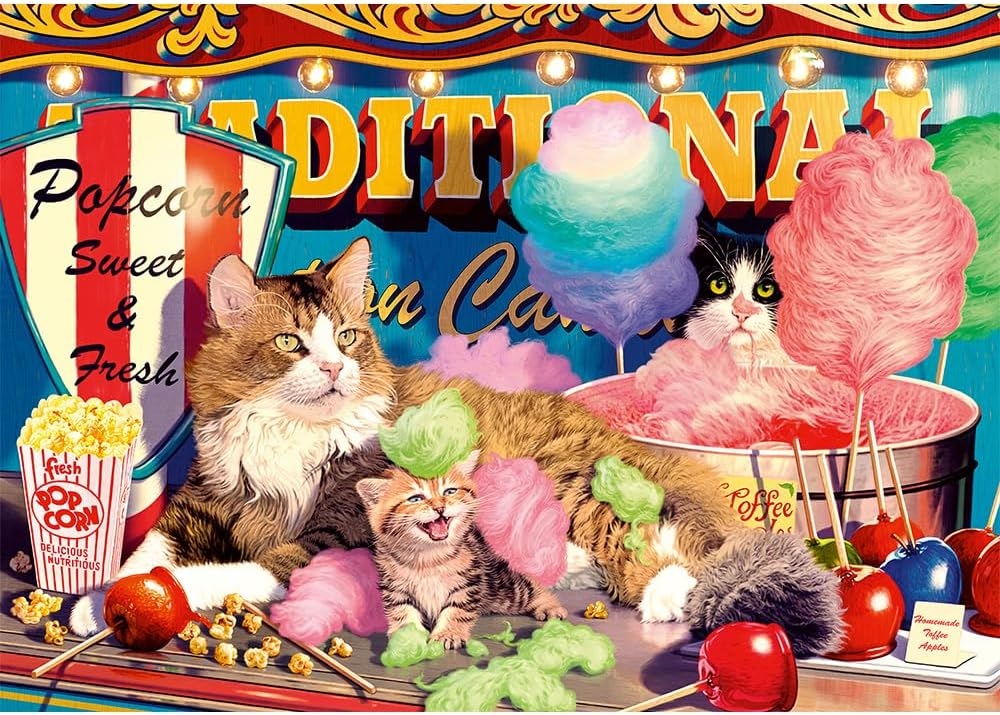 PUZZLE 2x500 Puszyści przyjaciele 37495