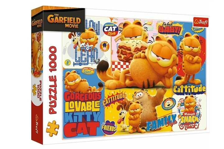 PUZZLE 1000 Przygody Garfielda 10935