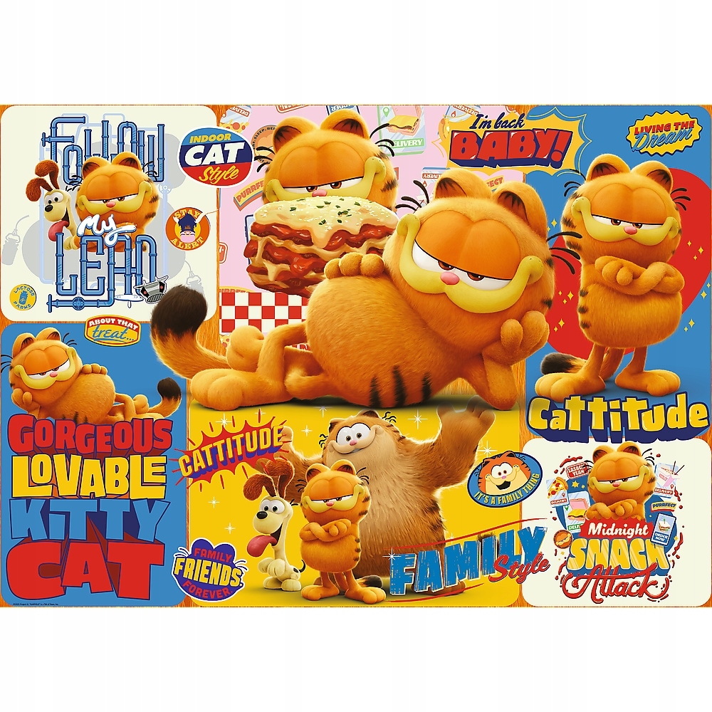 PUZZLE 1000 Przygody Garfielda 10935