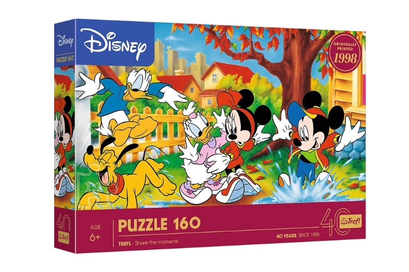 PUZZLE 160 40lecie Trefl-Zabawa w kałużach 40055