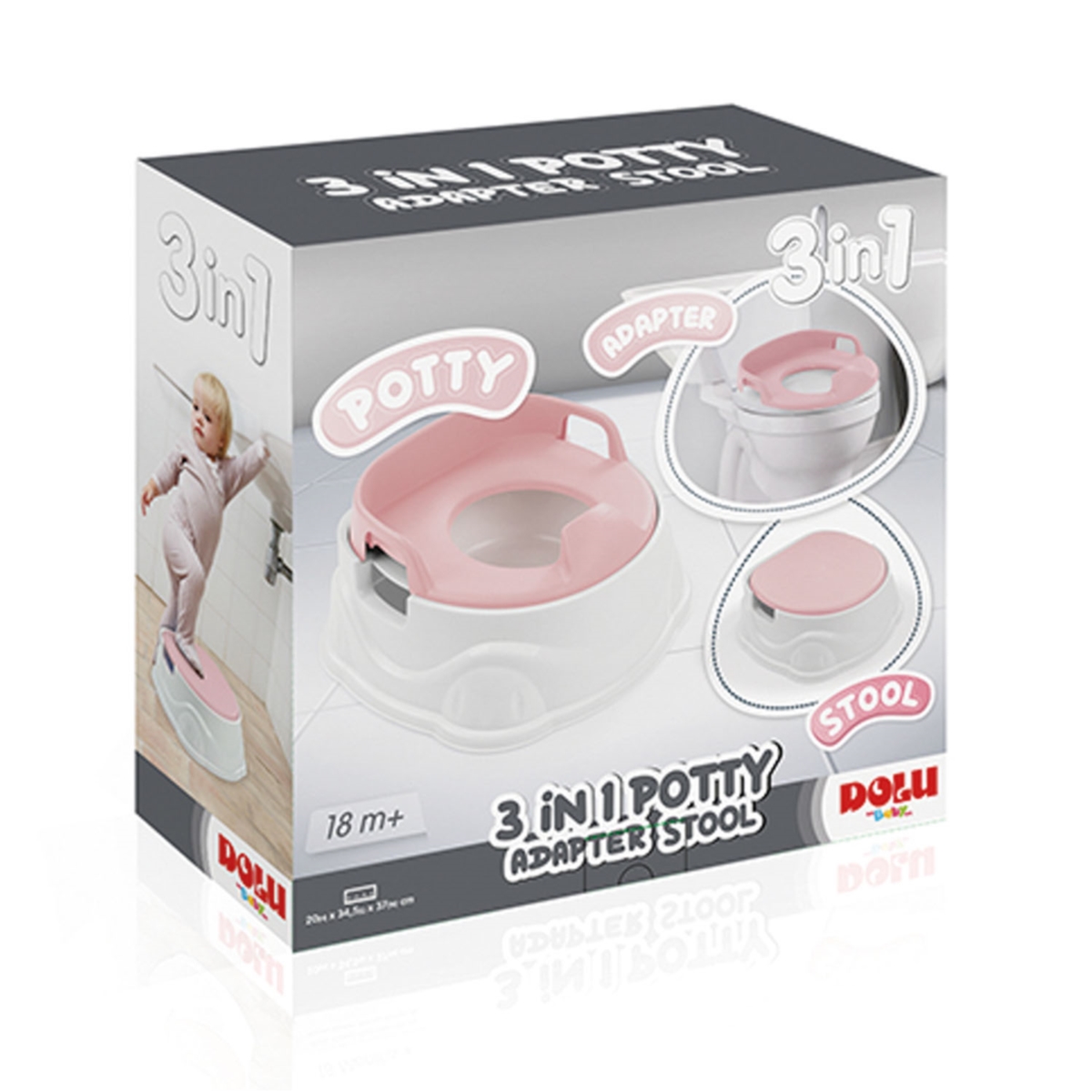 WADER NOCNIK 3w1 RÓŻOWY