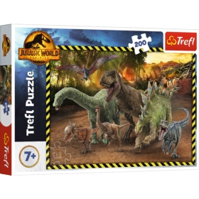 TREFL PUZZLE 200 DINOZAURY PARK JURAJSKI 13287