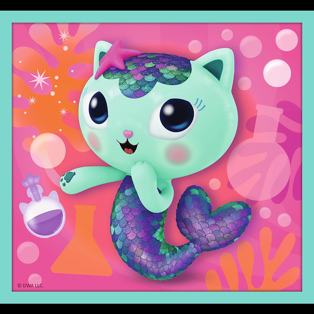 Puzzle 10w1 Koci Domek Gabi W świecie Gabi 96003