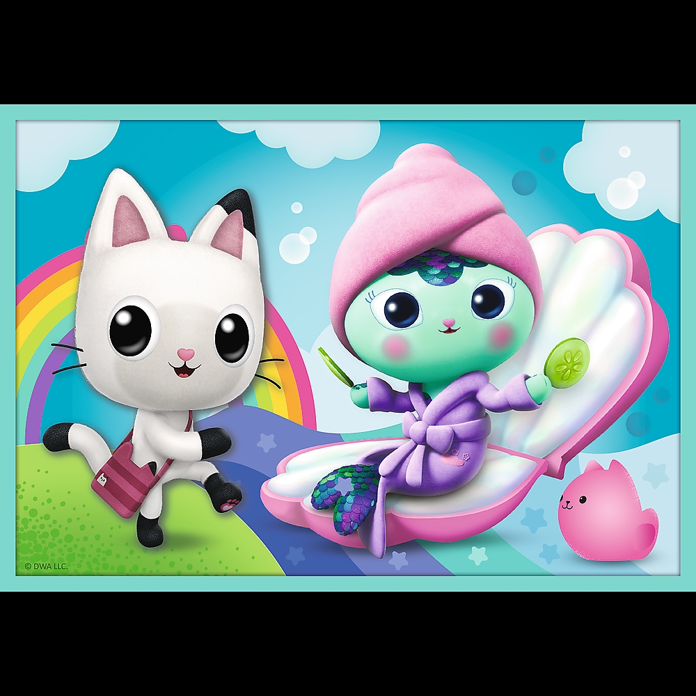 Puzzle 10w1 Koci Domek Gabi W świecie Gabi 96003