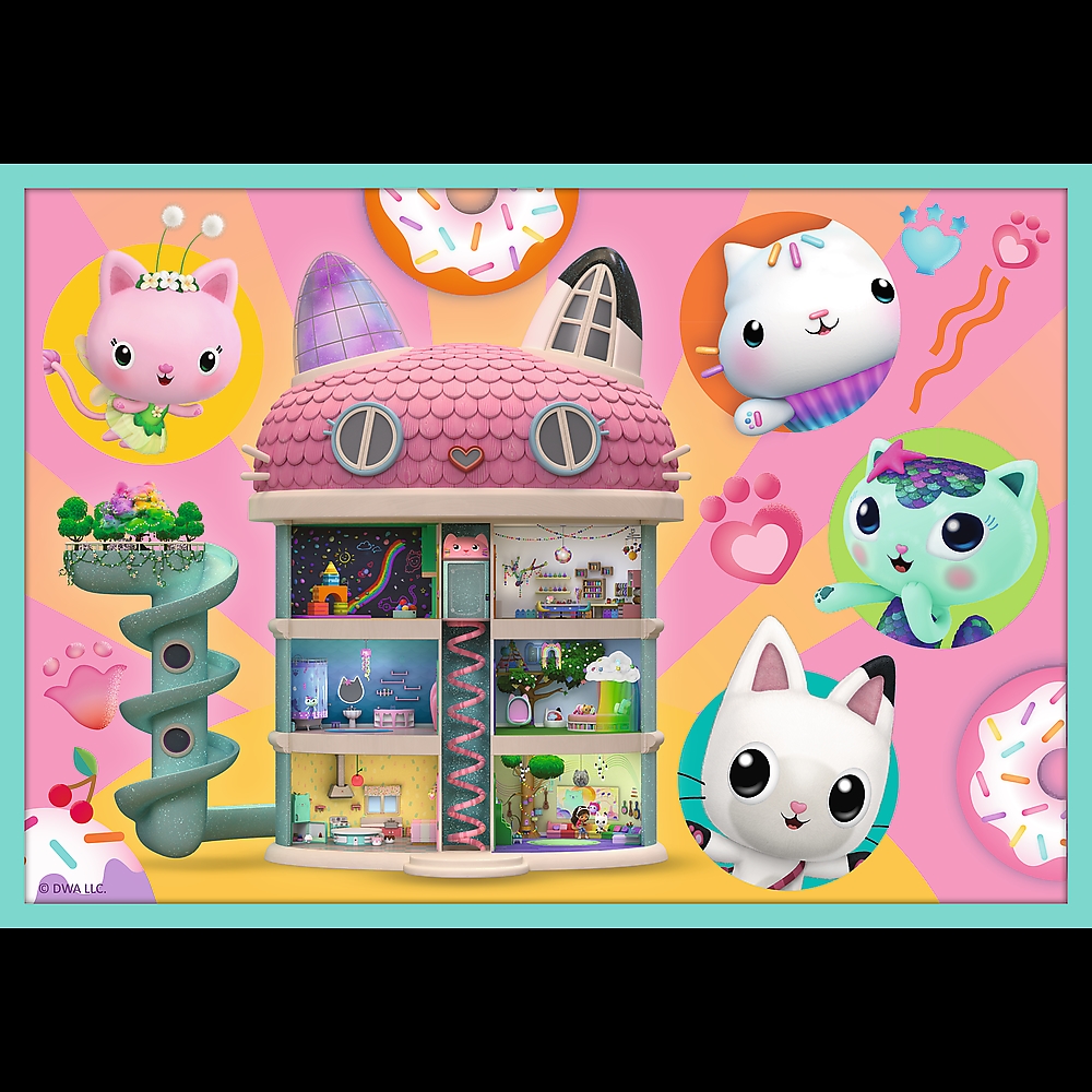 Puzzle 10w1 Koci Domek Gabi W świecie Gabi 96003