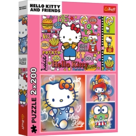 PUZZLE 2x200 Hello Kitty i przyjaciele 13336