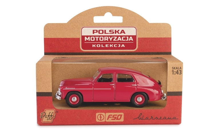 Model PRL Warszawa M20 bordowy K-591 15910