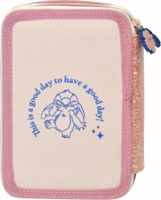 Stitch piórnik 2-komorowy z wyposaż. 77459