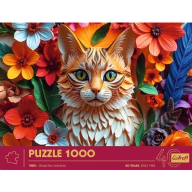 Puzzle 1000 Paper Art: Kot 40040