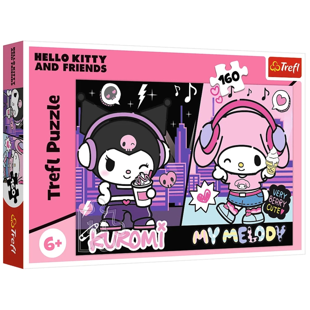 Puzzle 160 Kuromi rządzi Hello Kitty 15430