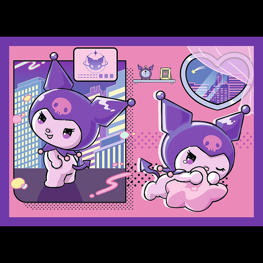 Puzzle 4w1 Dzień Kuromi Hello Kitty 34676