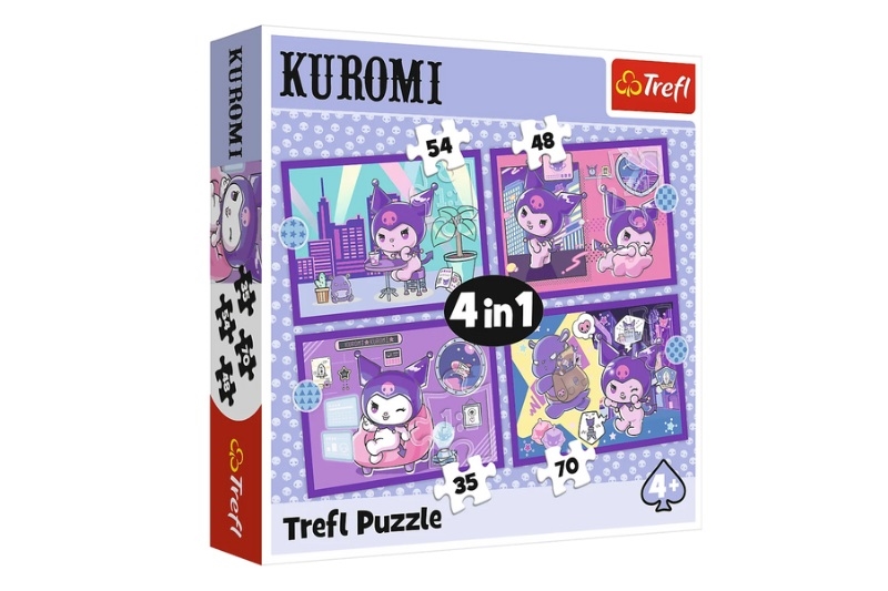 Puzzle 4w1 Dzień Kuromi Hello Kitty 34676