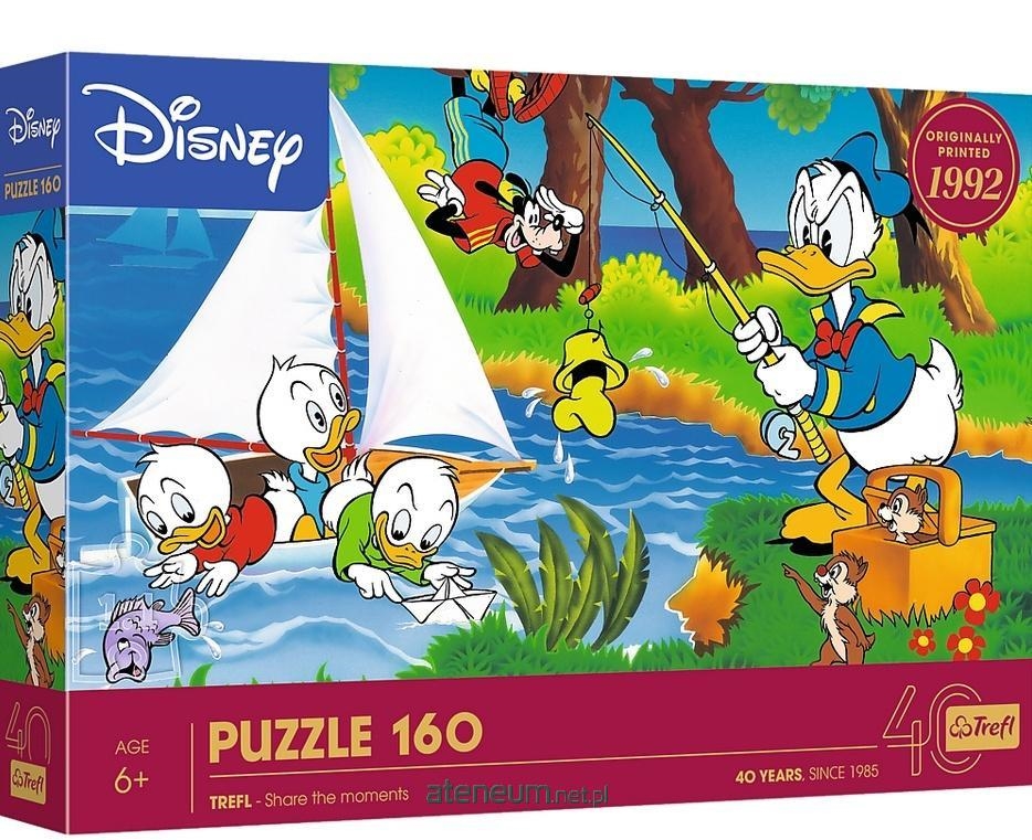 PUZZLE 160 40lecie Trefl-Przygoda nad jezior.40053