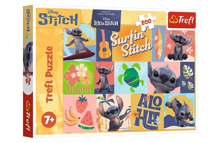 PUZZLE 200 Hawajskie przygody /Disney Stitch 13331