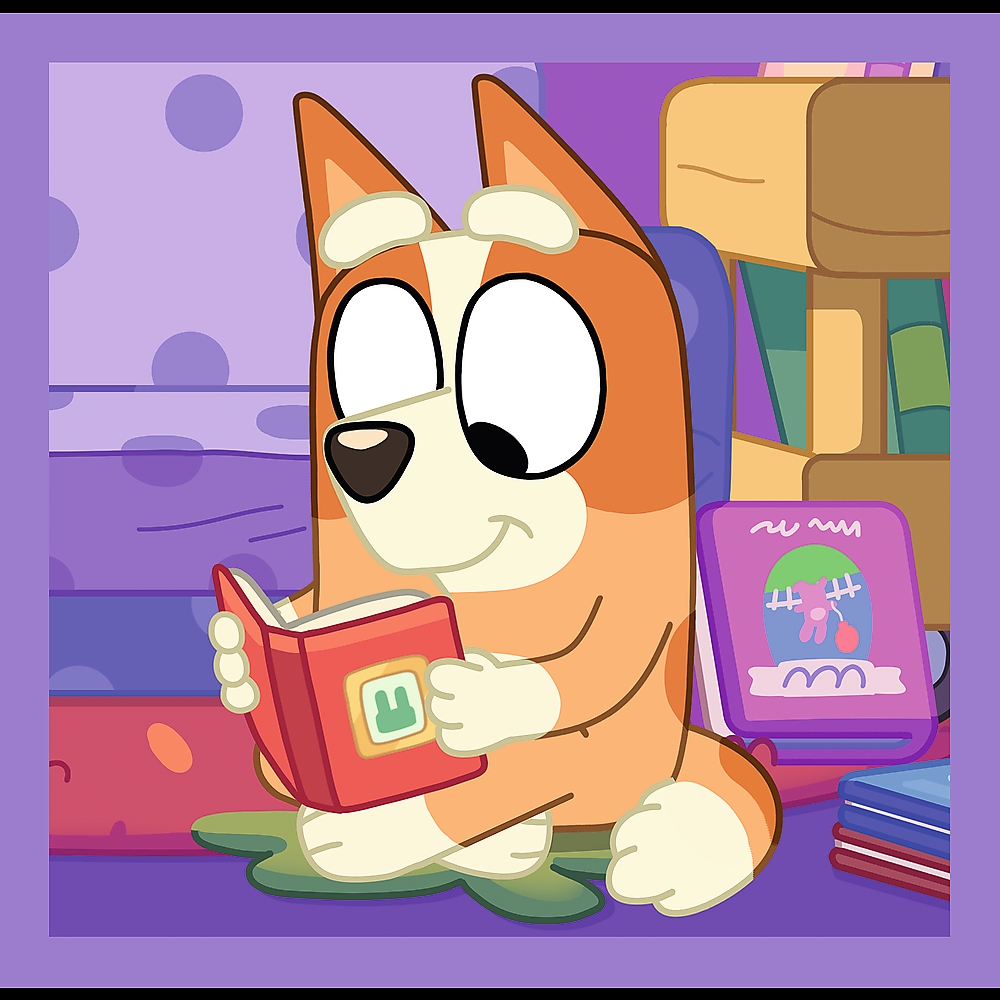 PUZZLE 3w1 Poznaj Bluey /BBC Bluey 34895