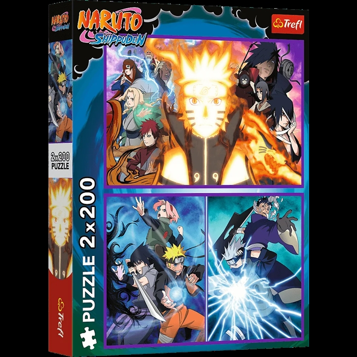 PUZZLE 2x200 Ninja z Wioski Ukrytego Liścia 13333