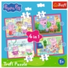 Puzzle 4w1 Peppa uwielbia przygody 34672
