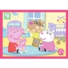 Puzzle 4w1 Peppa uwielbia przygody 34672