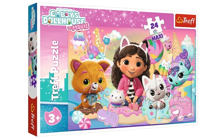 PUZZLE 24 Maxi Koci świat Gabby Universal 14381