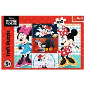 Puzzle 100 Zabawna Minnie 16517