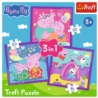 Puzzle 3w1 Zwyczaje świnki Peppy 34893