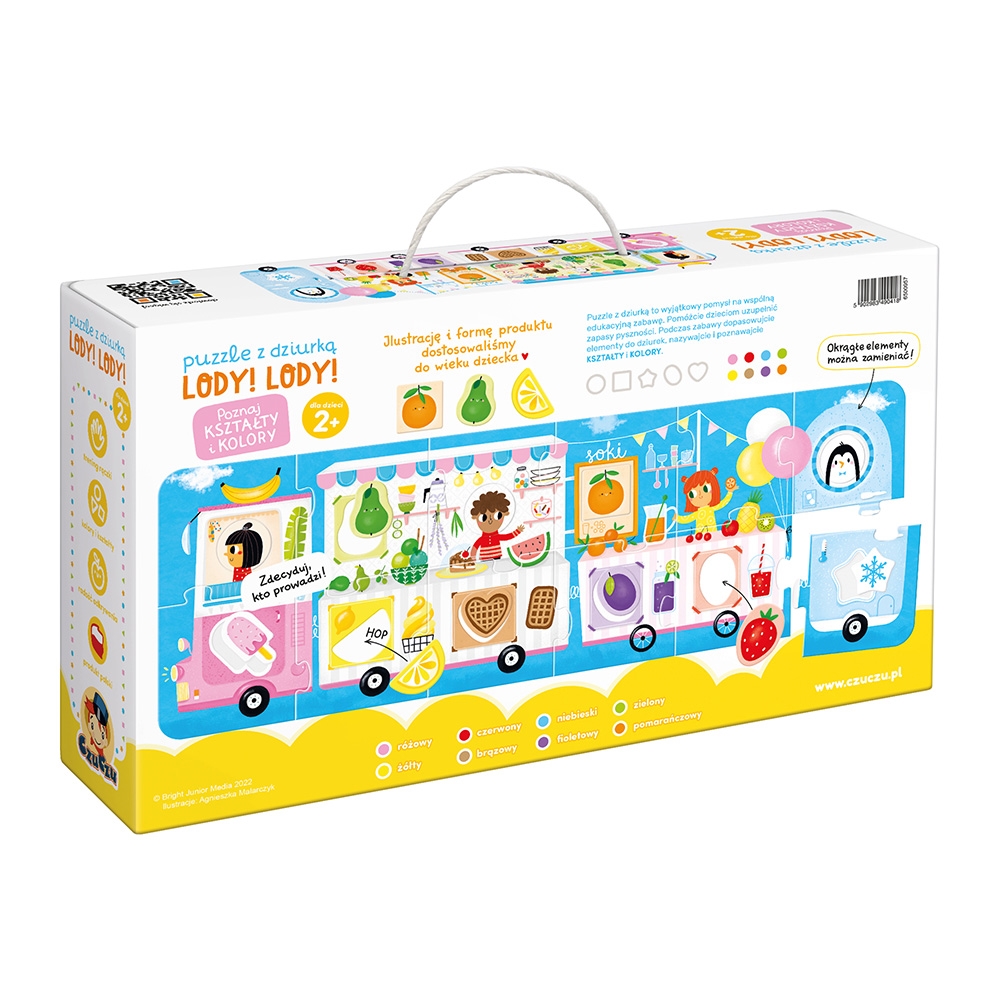 CzuCzu Puzzle z dziurką Lody! Lody! 90418