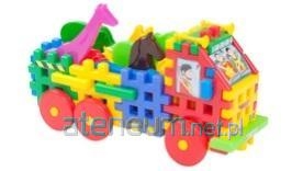 KLOCKI KONSTRYKCYJNE - CIĘŻARÓWKA ZE ZWIERZĘTAMI