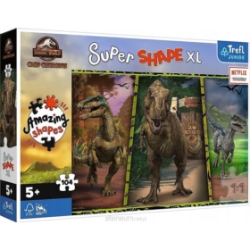 TREFL PUZZLE 104 XXL KOLOROWE DINOZAURY
