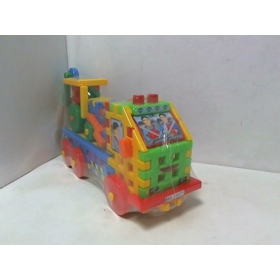 KLOCKI KONSTRUKCYJNE CIĘŻARÓWKA Z KOPARKĄ