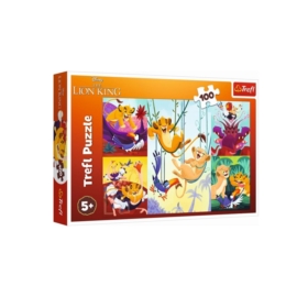 TREFL PUZZLE 100 EL KRÓL LEW