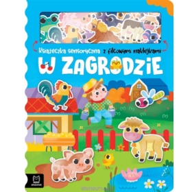 W zagrodzie Książeczka z filcow.naklejkami 38160