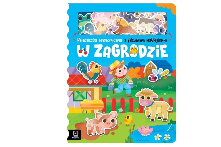 W zagrodzie Książeczka z filcow.naklejkami 38160