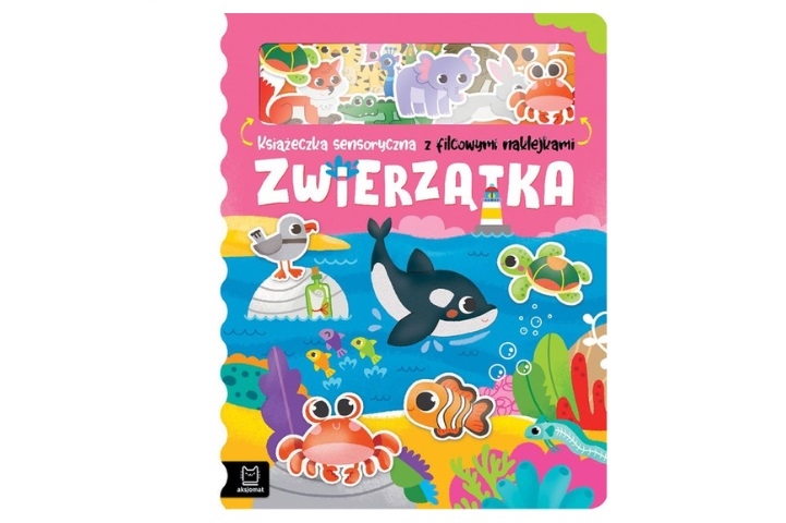 Zwierzątka Książeczka z filcowymi naklejkami 38153