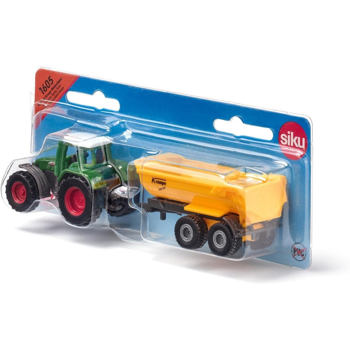 SIKU 1605 TRAKTOR FENDT Z WYWROTKĄ KOLEBOWĄ KRAMPE